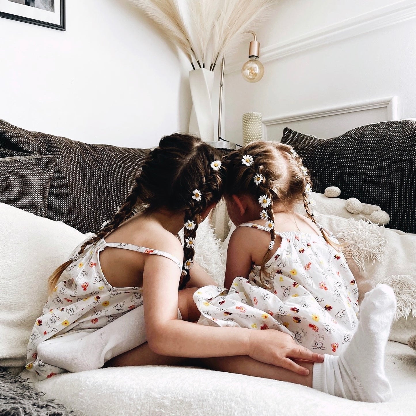 Girl’s Amelia Dress - Bunny & Me - Summertime Print