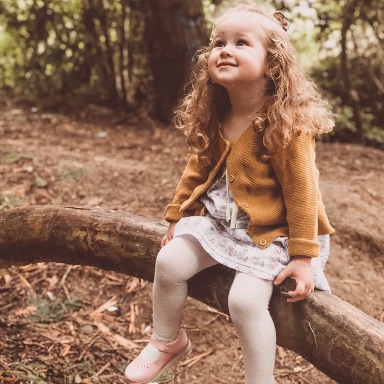 Girl’s Amelia Dress - Beside the Seaside Print