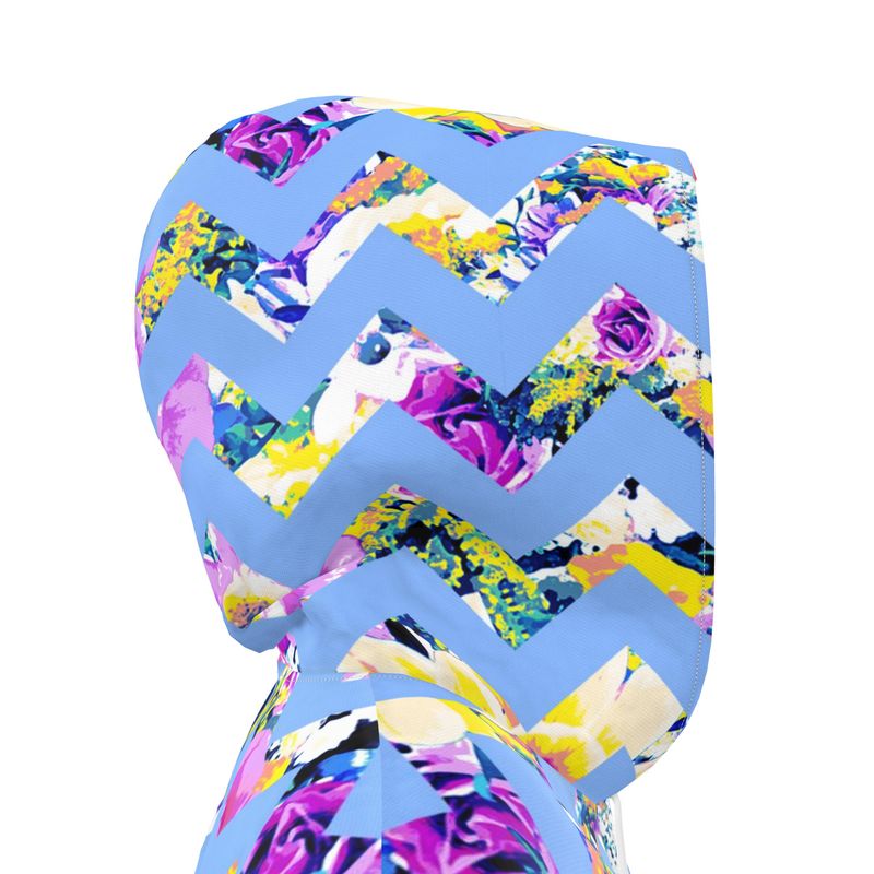 Ladies Isla Rain Mac - Frost Bloom Chevron
