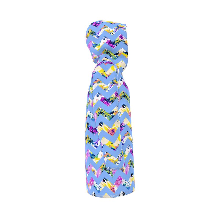 Ladies Isla Rain Mac - Frost Bloom Chevron