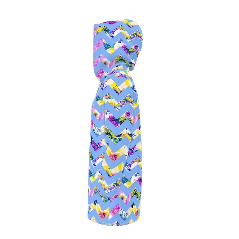 Ladies Isla Rain Mac - Frost Bloom Chevron