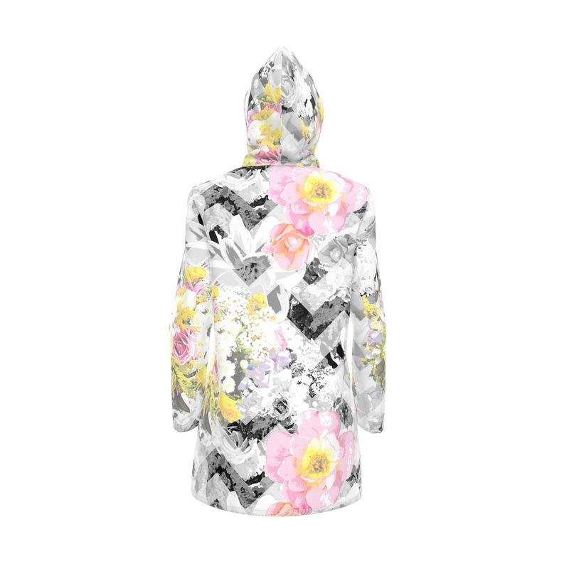 Ladies Isla Rain Mac - Delicate Bloom Chevron