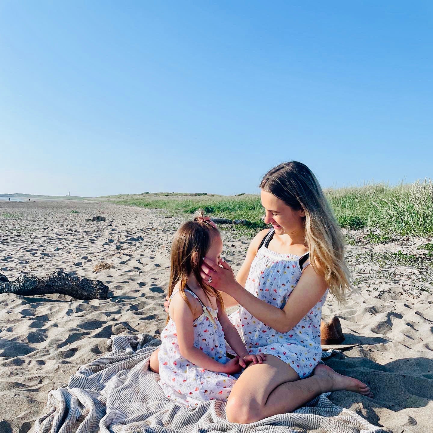 Girl’s Amelia Dress - Bunny & Me - Summertime Print