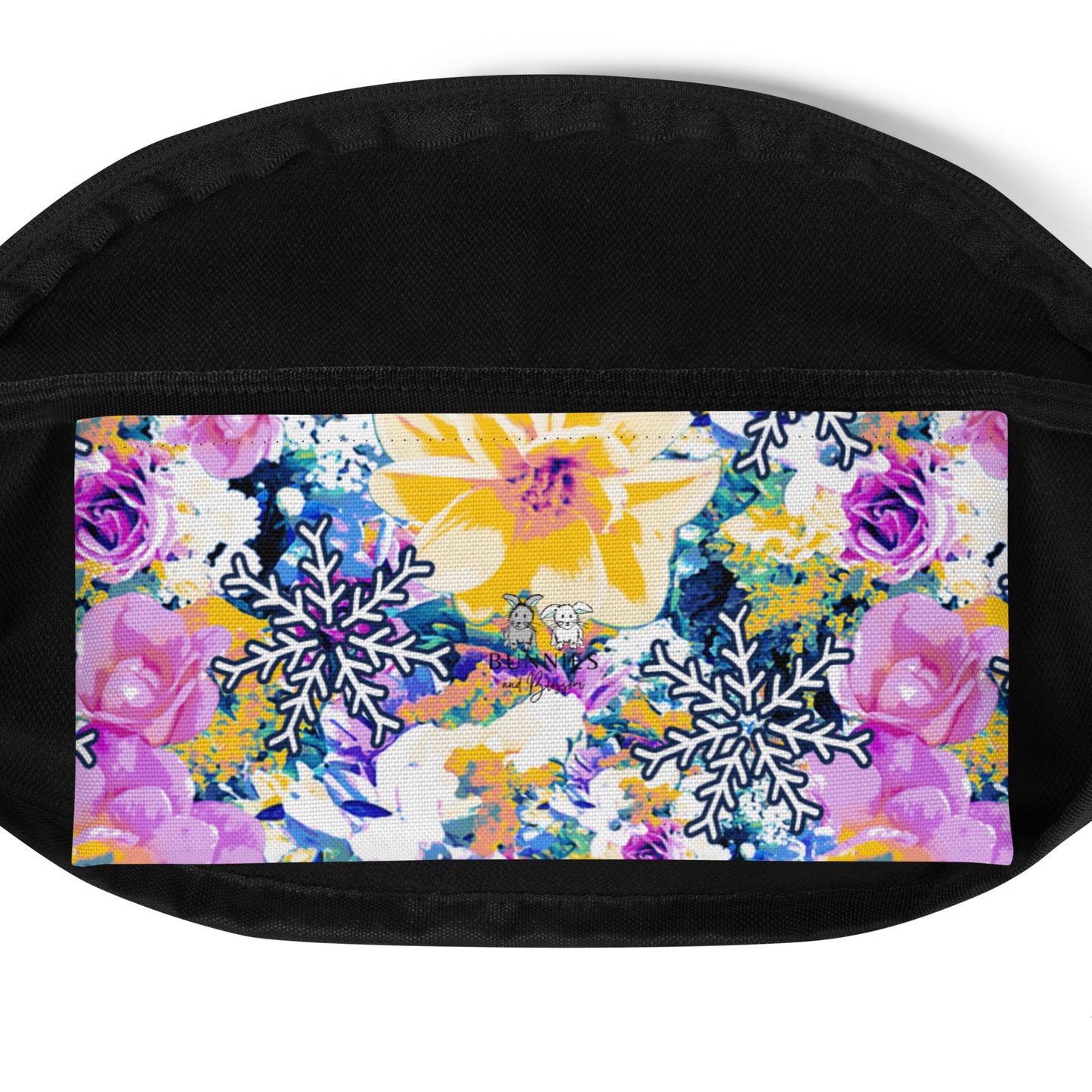 Snowflake Bouquet Cross Body / Waist Bag