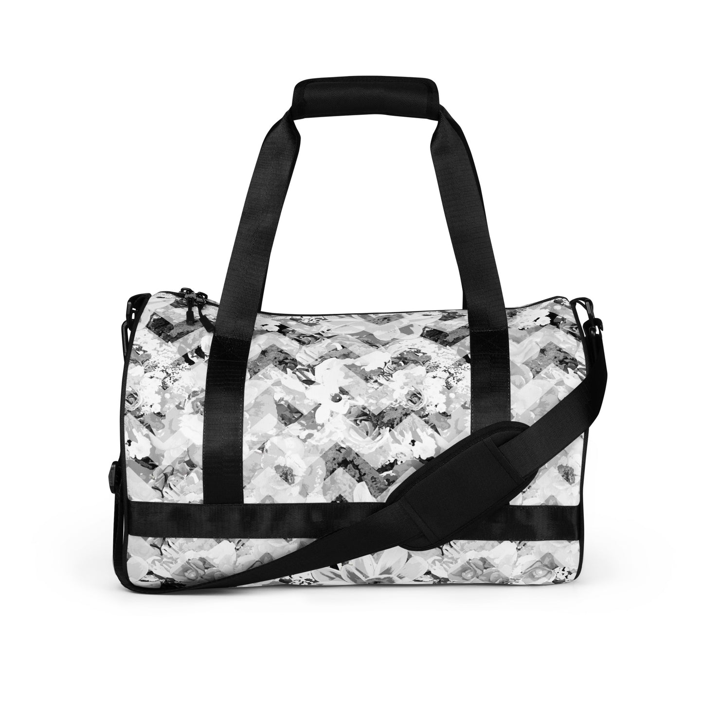 Cloud Bloom Chevron Small Duffle Gym / Weekender Bag