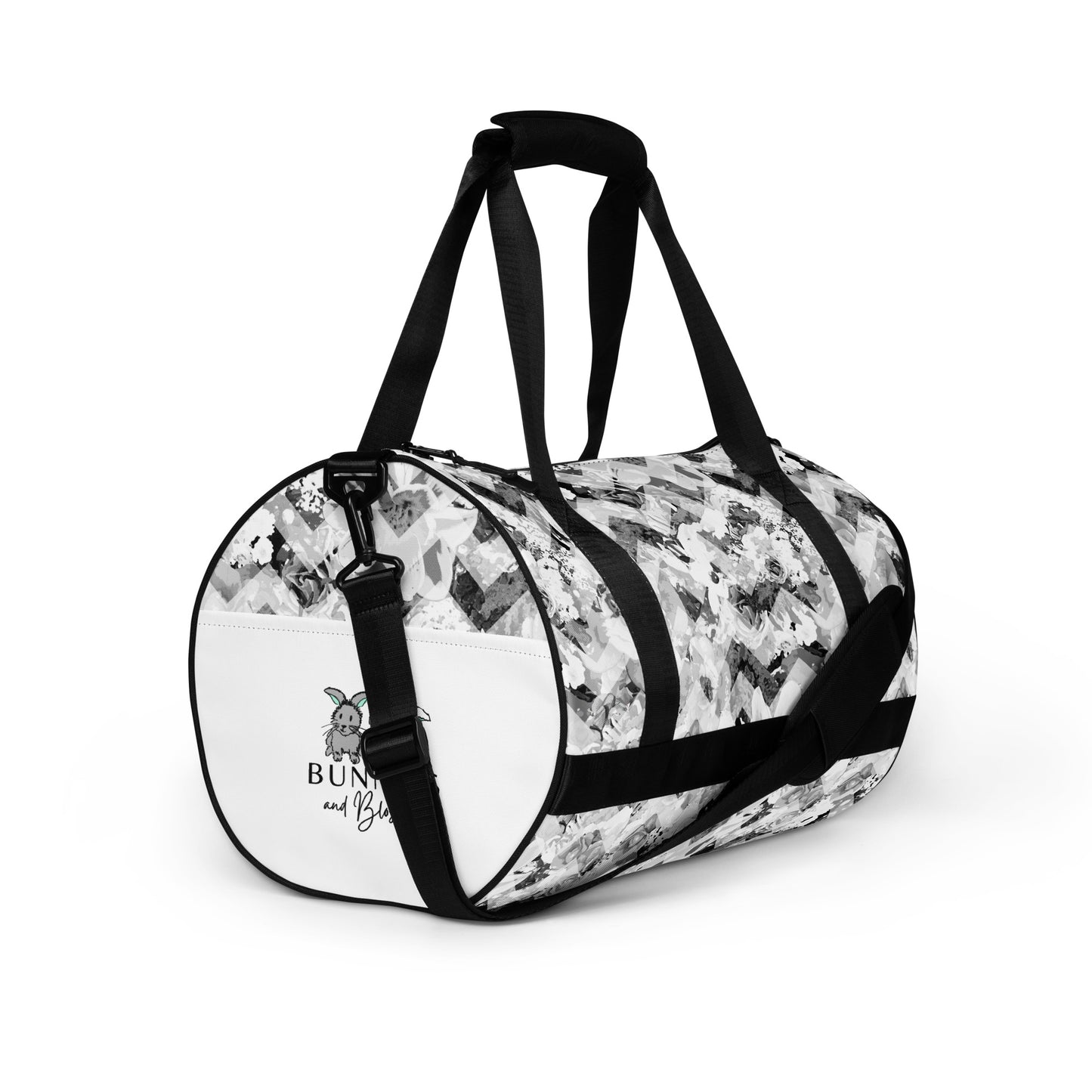 Cloud Bloom Chevron Small Duffle Gym / Weekender Bag