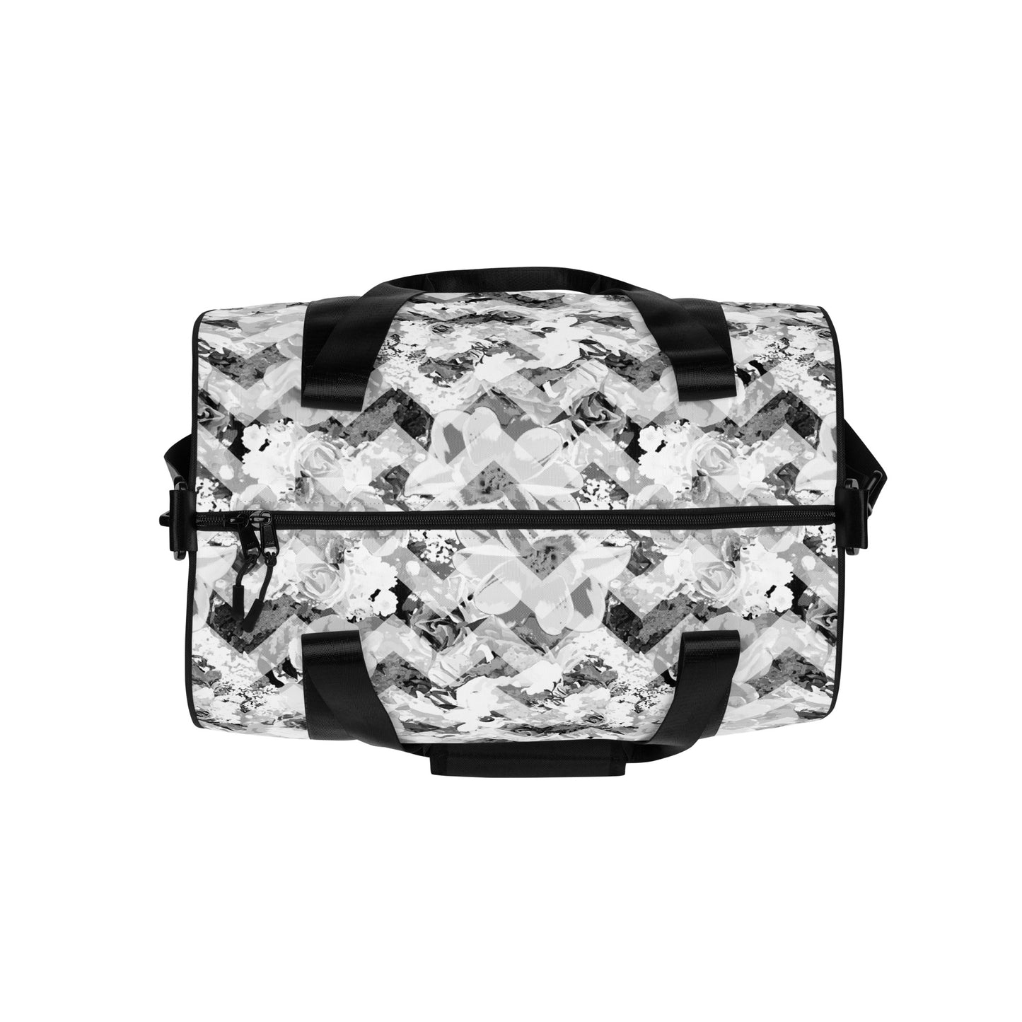 Cloud Bloom Chevron Small Duffle Gym / Weekender Bag