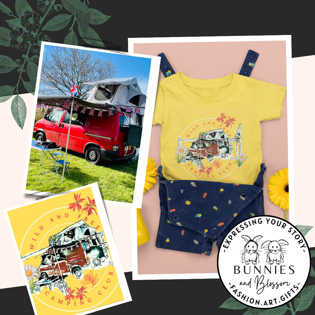 custom kids tee personalised with artwork from holiday photo