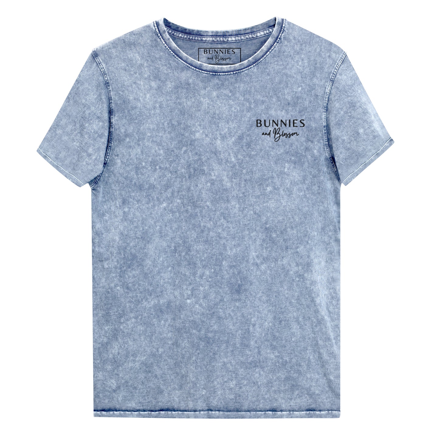Ladies Signature Blossom Logo Denim T-Shirt