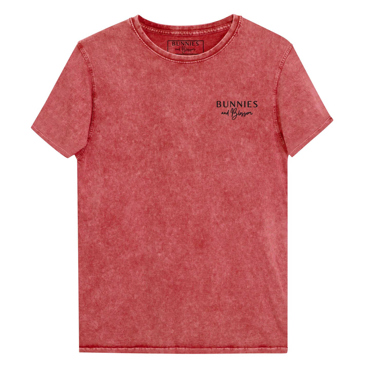 Ladies Signature Blossom Logo Denim T-Shirt