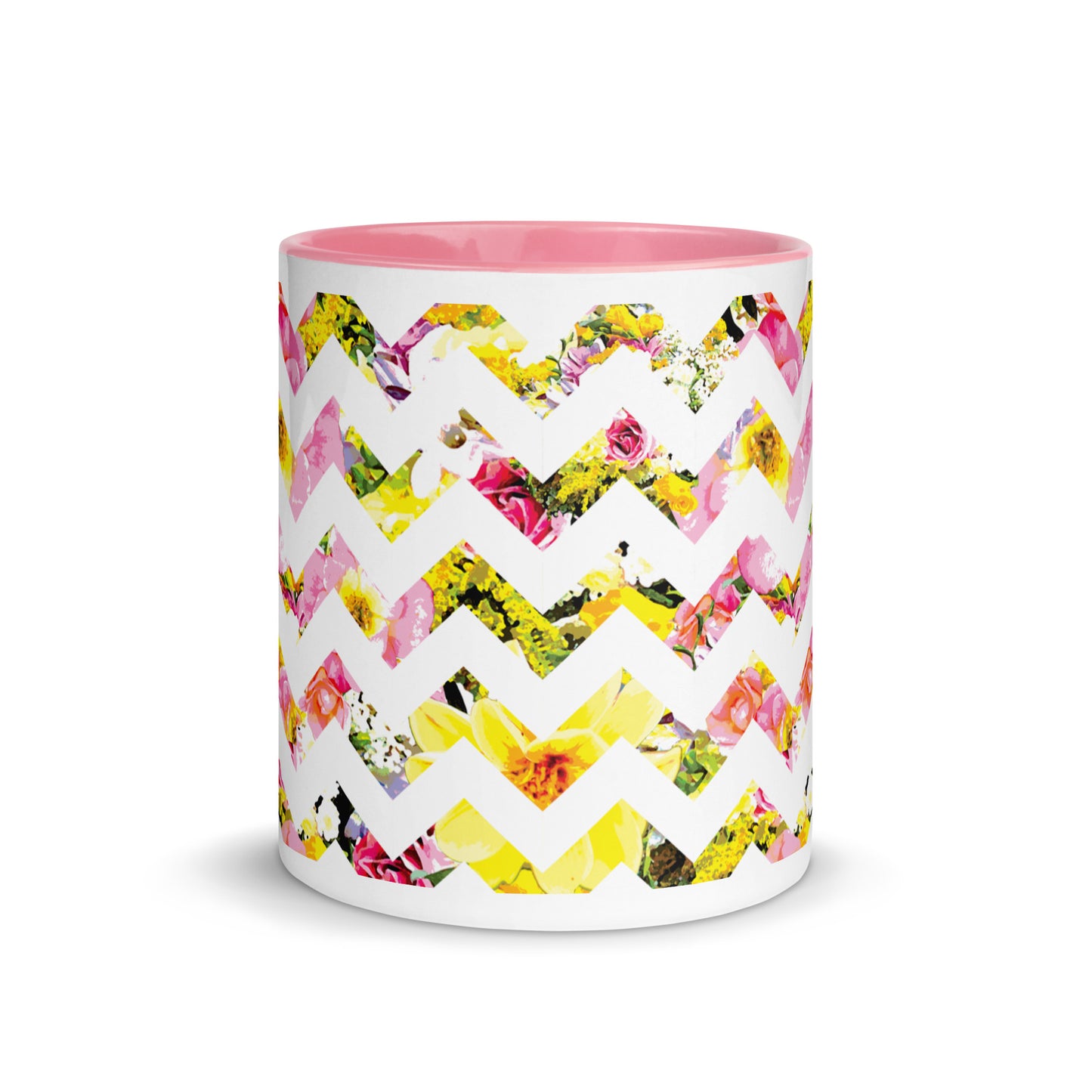 Perfect Bloom Chevron Mug