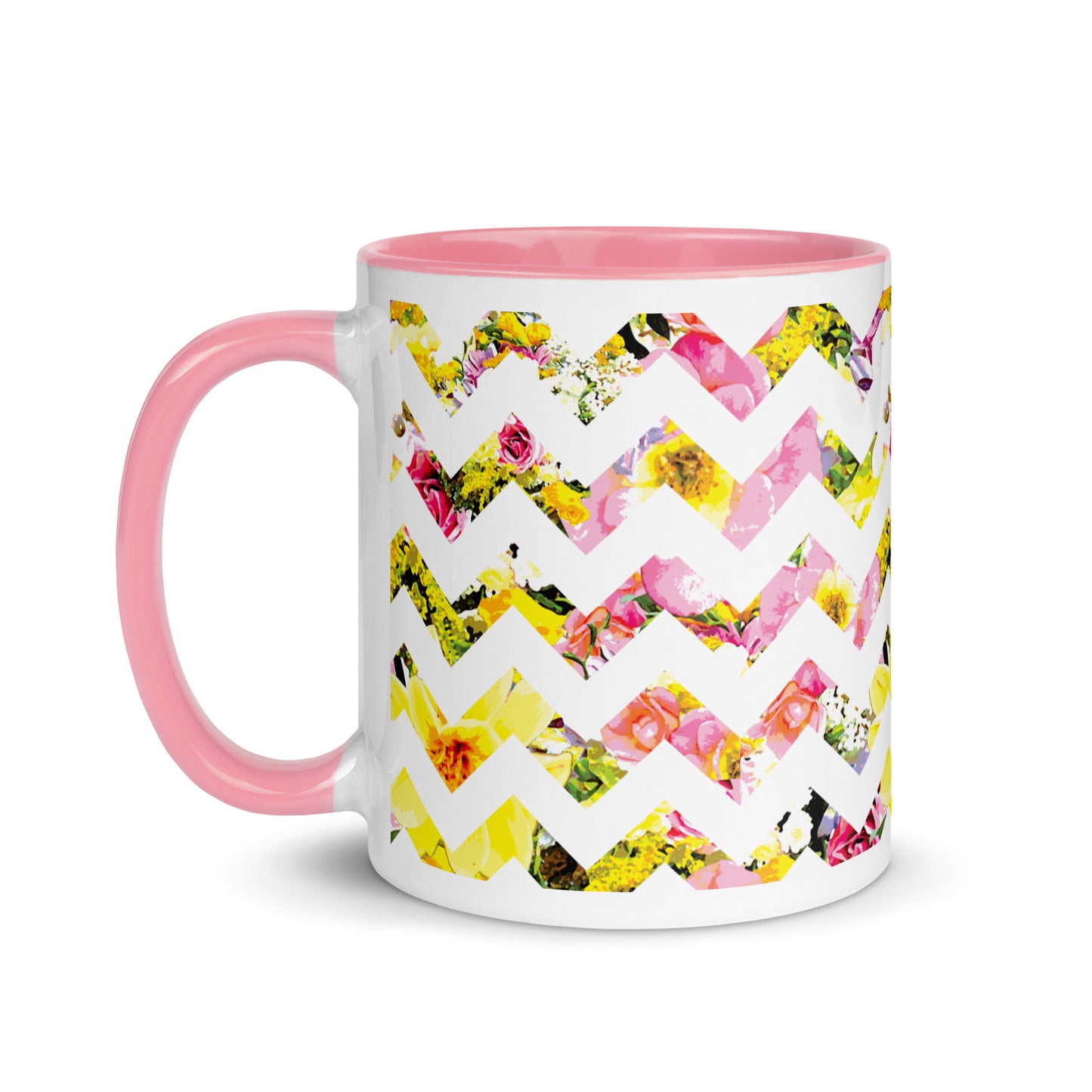 Perfect Bloom Chevron Mug