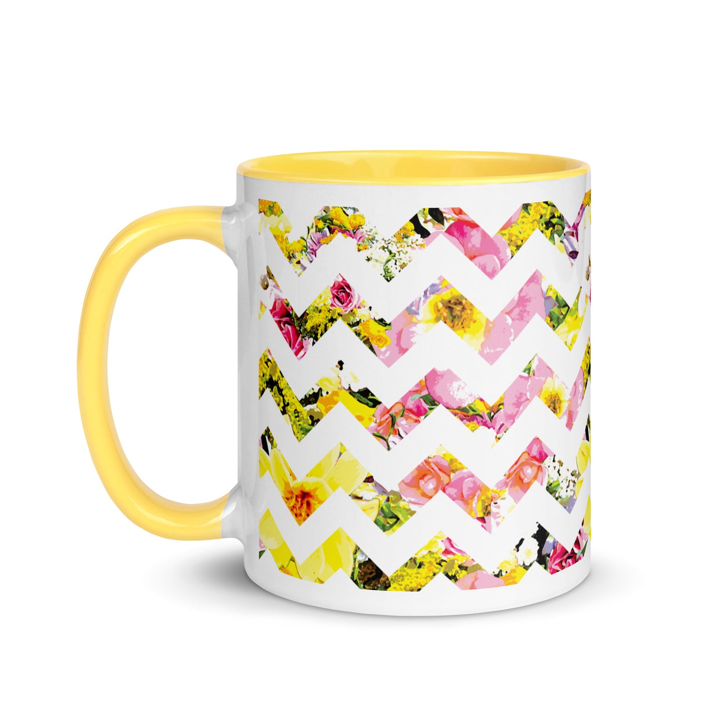Perfect Bloom Chevron Mug