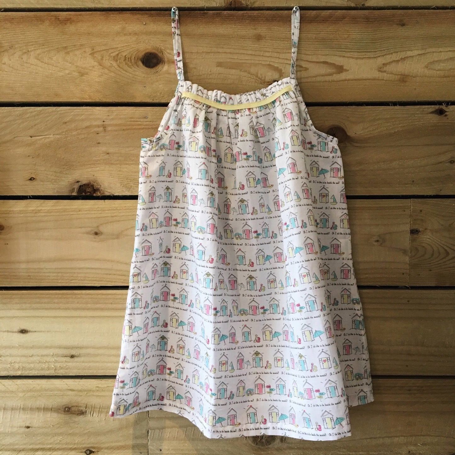 Ladies Amelia Top - Beside the Seaside Print-Ladies Clothing-Bunnies and Blossom