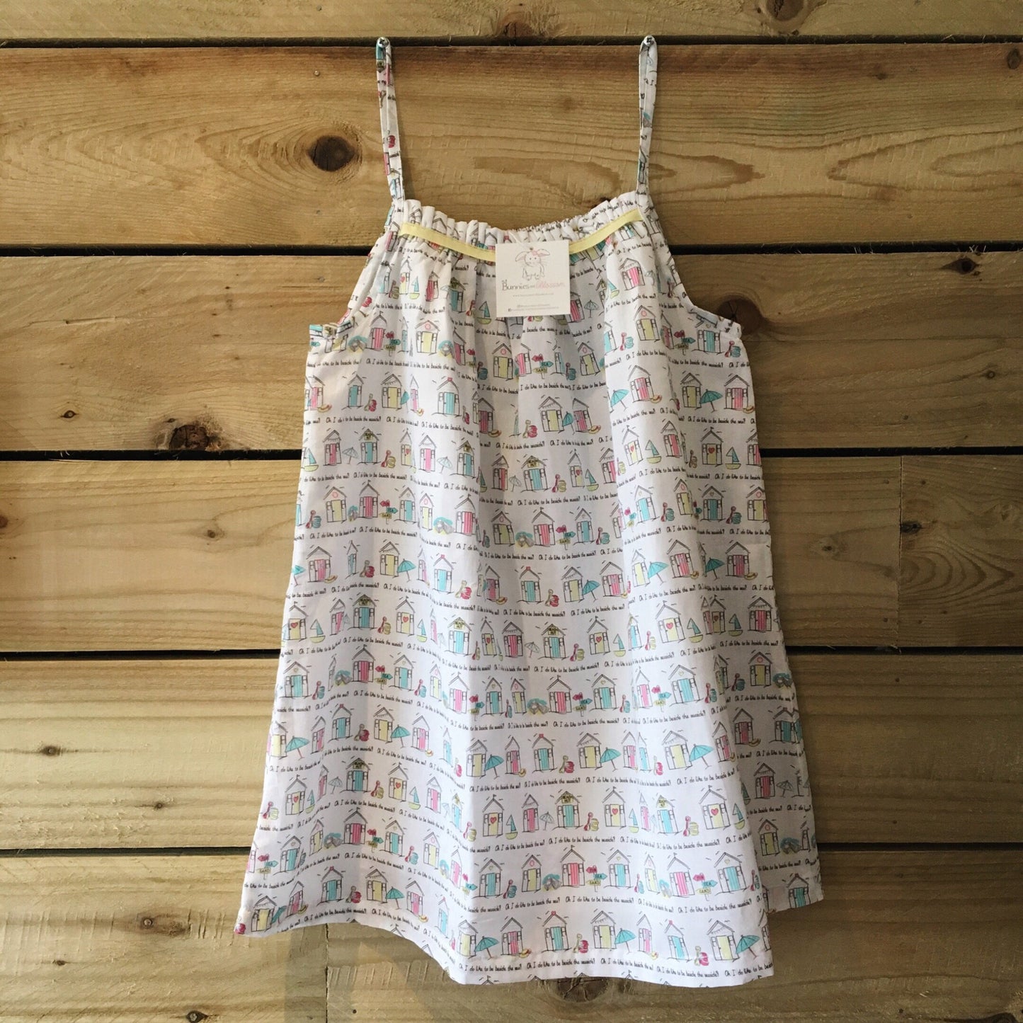 Ladies Amelia Top - Beside the Seaside Print-Ladies Clothing-Bunnies and Blossom