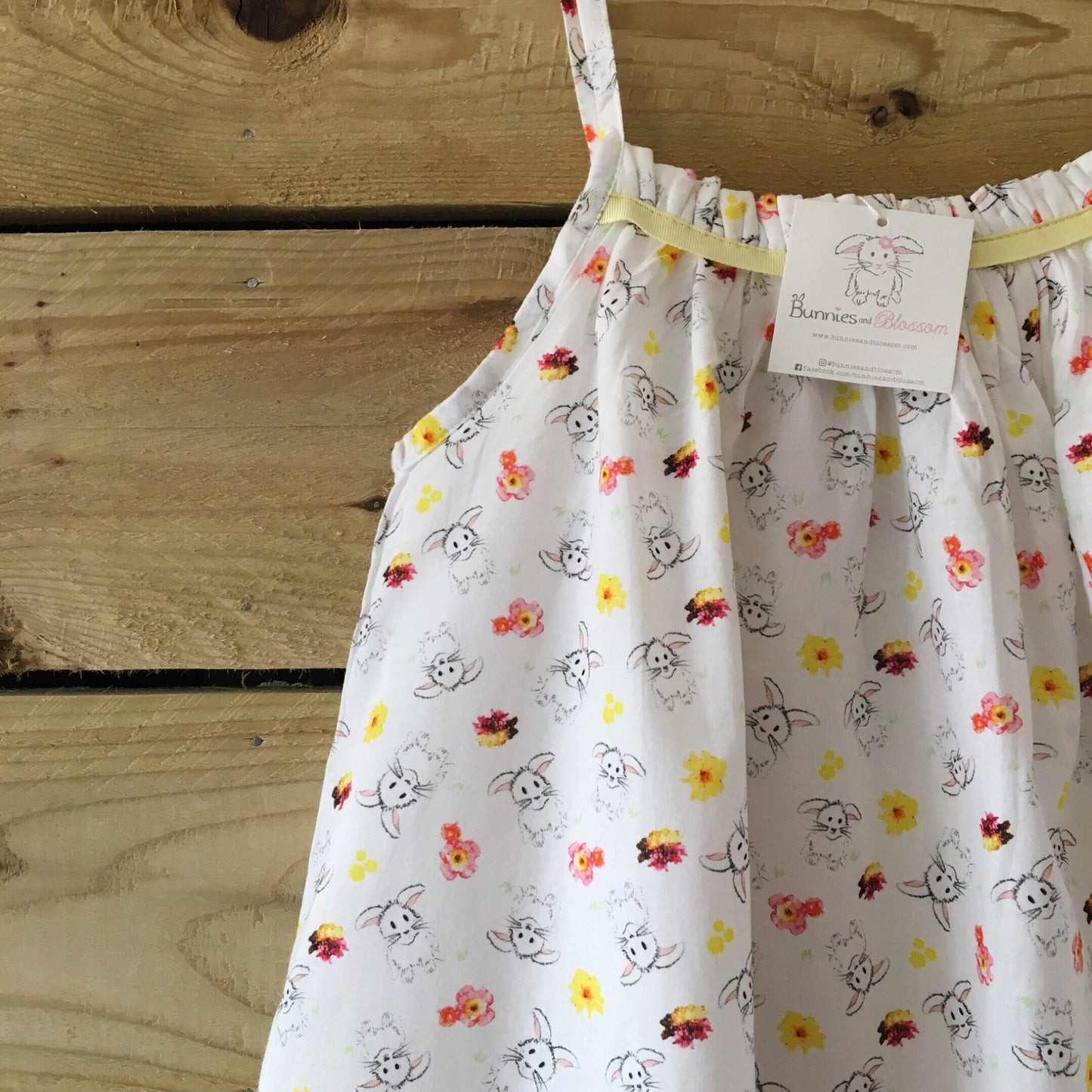 Ladies Amelia Top - Bunny & Me - Summertime Print-Ladies Clothing-Bunnies and Blossom